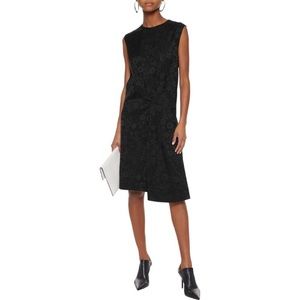 Acne Studios Danya Black Floral Dress Sz 6